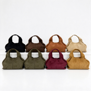 Multi-Color Suede Handbag Collection for Women