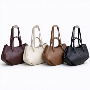 Women’s Soft Hobo Shoulder Bag, Casual Double Handle Tote Purse, Fashion Daily Handbag for Work, Shopping & Weekend Use